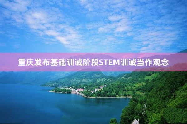 重庆发布基础训诫阶段STEM训诫当作观念